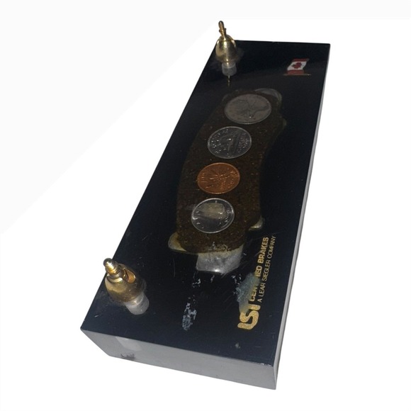 Vintage 1980 Certified Brakes Lear Siegler Company Canadian Coin Display. - Picture 3 of 10
